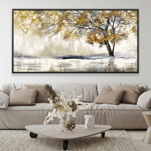 Harmonic Views Canvas Art Clock Canvas