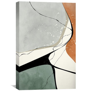 Harmonious Huescape Canvas Art Clock Canvas