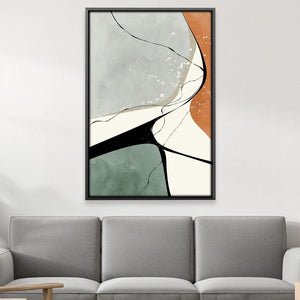 Harmonious Huescape Canvas Art Clock Canvas