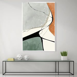 Harmonious Huescape Canvas Art Clock Canvas