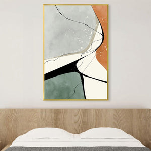 Harmonious Huescape Canvas Art Clock Canvas