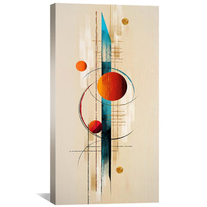Harmony Spheres Canvas Art Clock Canvas