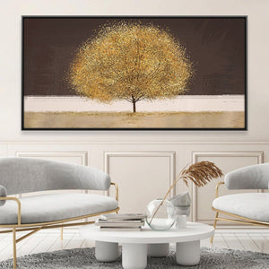 Harvest Glimmer Canvas Art Clock Canvas