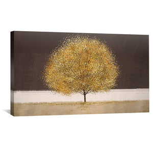 Harvest Glimmer Canvas Art Clock Canvas