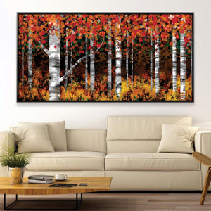 Harvest Mosaic Canvas Art Clock Canvas