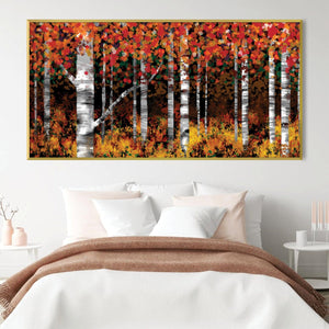 Harvest Mosaic Canvas Art Clock Canvas