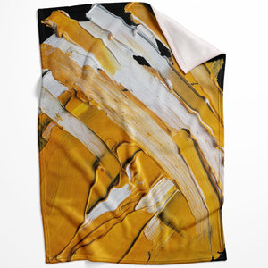 Harvest Strokes Blanket Blanket 75 x 100cm Clock Canvas