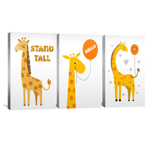 Heartfelt Heights Canvas Art Clock Canvas