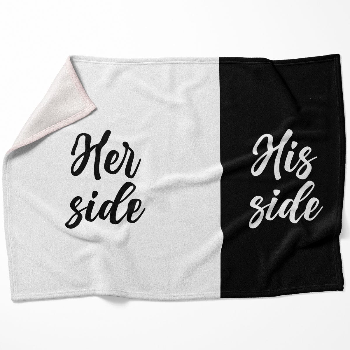 Her Side Blanket Blanket 75 x 100cm Clock Canvas