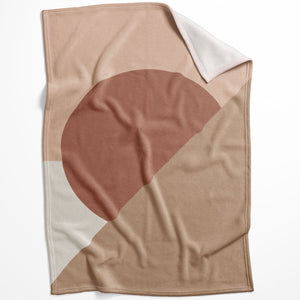 Hidden Shapes C Blanket Blanket 75 x 100cm Clock Canvas