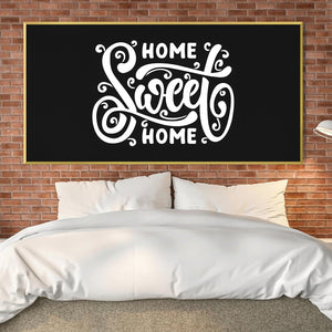 Home Sweet Home Canvas Art Clock Canvas