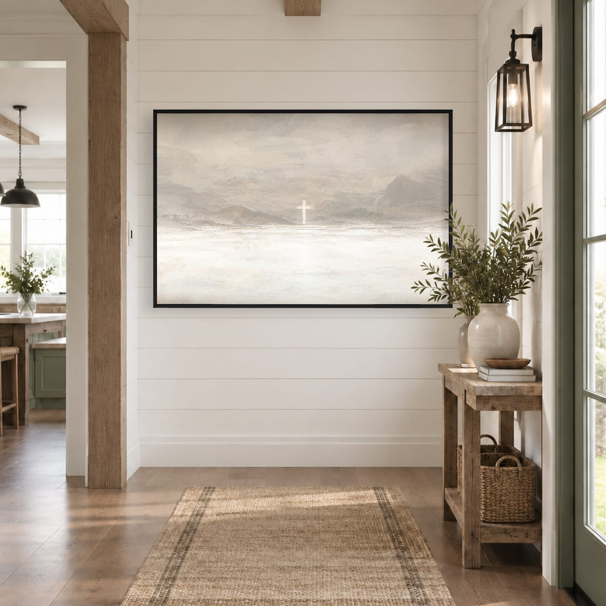 Hope on the Horizon Canvas Art Clock Canvas