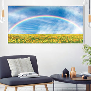 Hope Over Petals Canvas Art Clock Canvas