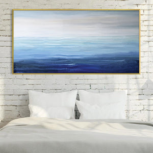 Horizon Layers Canvas Art Clock Canvas