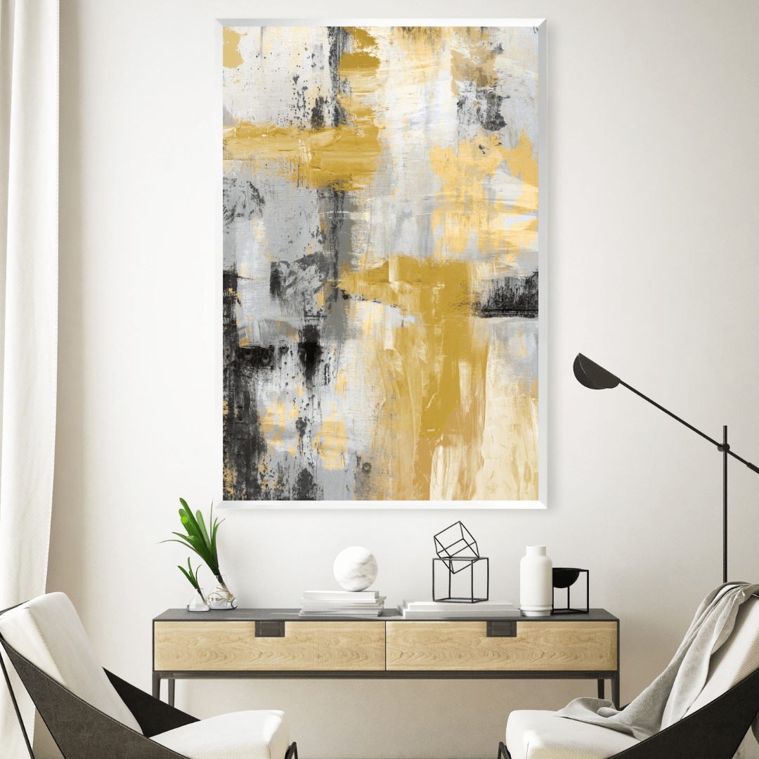 Hues of the Sun Canvas Art Clock Canvas