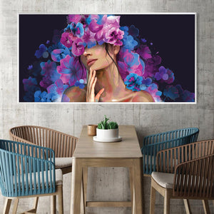 Hydrangea Dream Canvas Art Clock Canvas