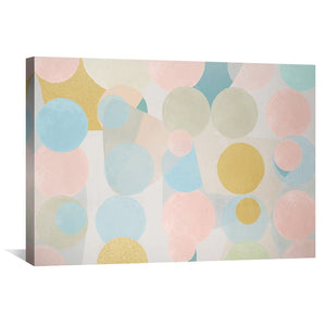 Infinite Dotscape Canvas Art Clock Canvas