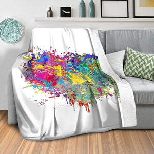 Inked Love Blanket Blanket Clock Canvas