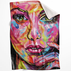 Innocence Blanket Blanket 75 x 100cm Clock Canvas