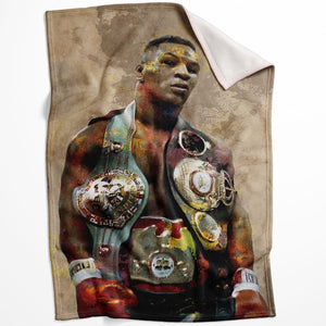 Iron Mike Blanket Blanket 75 x 100cm Clock Canvas