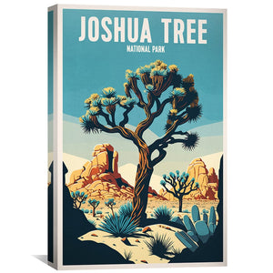 Joshua Tree National Park Canvas Art Clock Canvas
