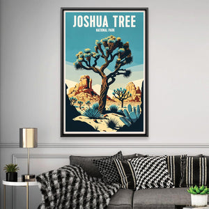 Joshua Tree National Park Canvas Art Clock Canvas