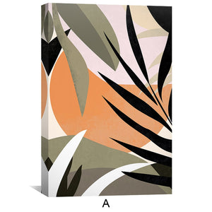 Jungle Hues Canvas Art Clock Canvas