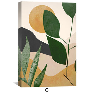 Jungle Hues Canvas Art Clock Canvas