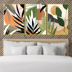 Jungle Hues Canvas Art Clock Canvas