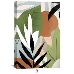 Jungle Hues Canvas Art Clock Canvas