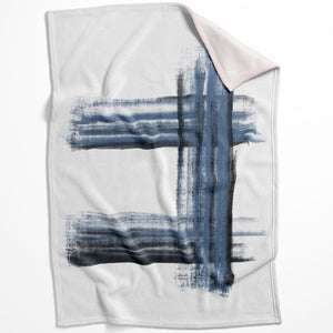 Kashmir Brush A Blanket Blanket 75 x 100cm Clock Canvas