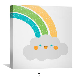 Kindness and Playful Skies Canvas Art Clock Canvas