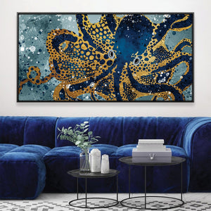 Kraken's Majesty Canvas Art Clock Canvas