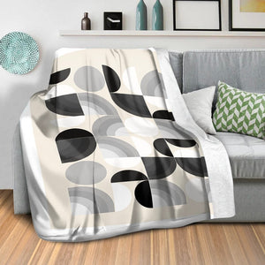 Labyrinth Puzzle C Blanket Blanket Clock Canvas