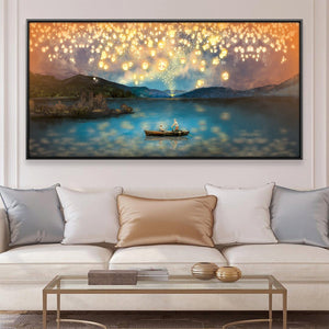 Lantern Views Canvas Art 50 x 25cm / Framed Prints Clock Canvas