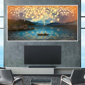 Lantern Views Canvas Art Clock Canvas