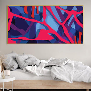 Layered Eternity Canvas Art Clock Canvas