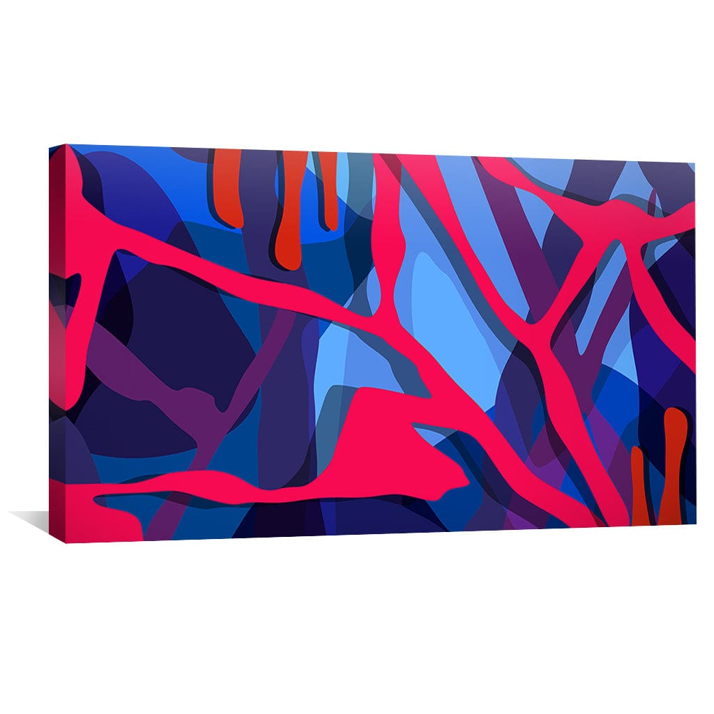 Layered Eternity Canvas Art Clock Canvas