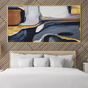 Layered Fusion Canvas Art Clock Canvas