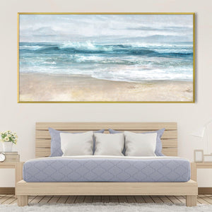 Layers of the Beach Canvas Art Clock Canvas