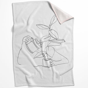 Leisurely Afternoons C Blanket Blanket 75 x 100cm Clock Canvas