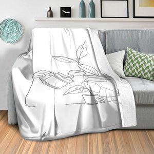 Leisurely Afternoons C Blanket Blanket Clock Canvas