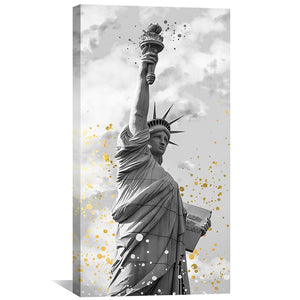 Liberty Unbound Canvas Art Clock Canvas
