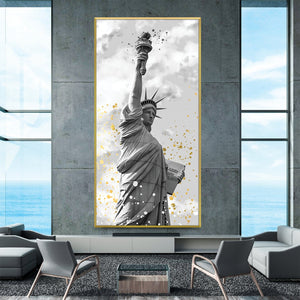 Liberty Unbound Canvas Art Clock Canvas