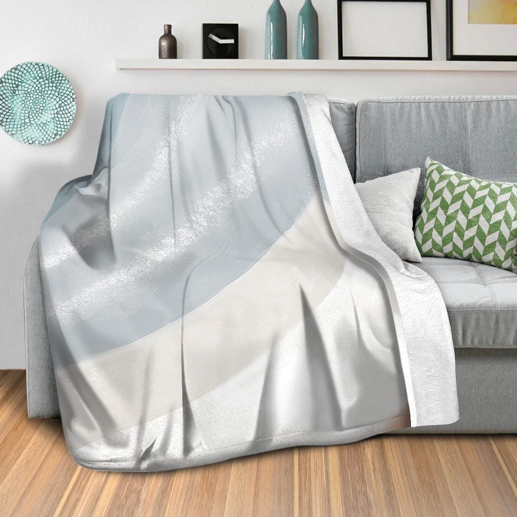Light Shores Blanket Blanket Clock Canvas
