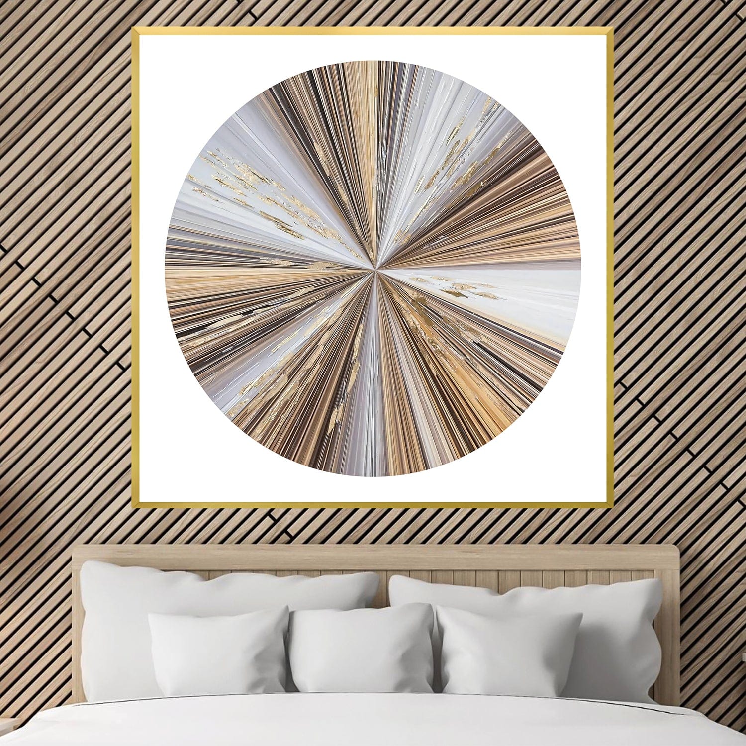Lightseed Circle Canvas Art Clock Canvas