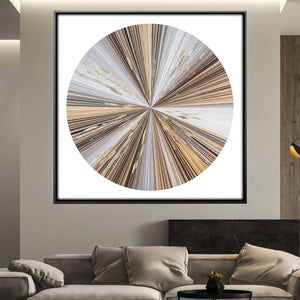 Lightseed Circle Canvas Art Clock Canvas