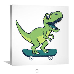 Little Dude Zone Canvas Art Clock Canvas