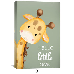 Little Wild Ones Canvas Art B / 12 x 18in / Canvas Clock Canvas