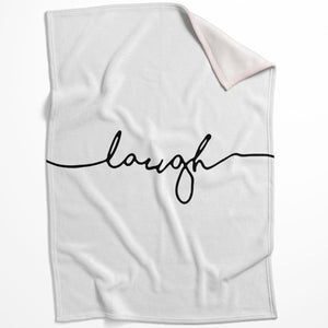 Live Laugh Love B Blanket Blanket 75 x 100cm Clock Canvas
